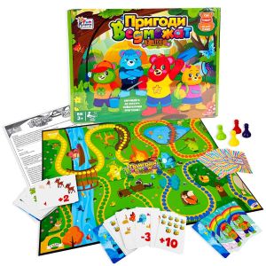 Настільна гра "Пригоди Ведмежат" 13485 (18) "4FUN Game Club"