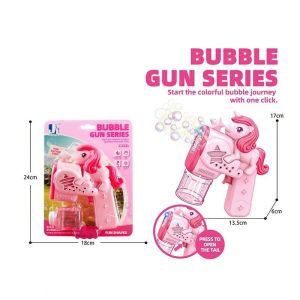 Пістолет з мильними бульбашками P 82248 A (96/2) автоматичний, підсвічування, пляшечка з мильним розчином, на листі 