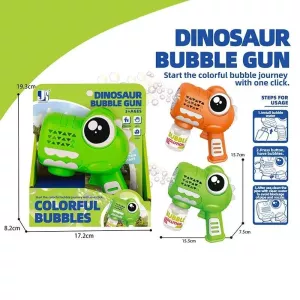 Пістолет з мильними бульбашками P 82368 (72/2) 2 кольори, в коробці 