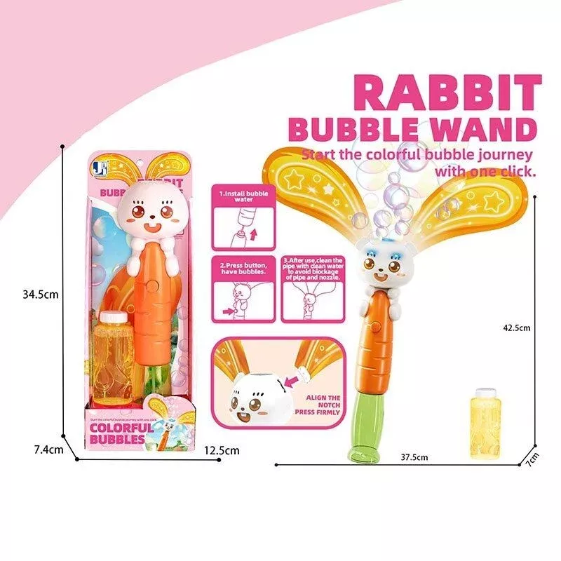 Установка з мильними бульбашками P 82398 (64/2) 2 кольори, «Єдиноріг», підсвічування, автоматична робота, пляшка з мильним розчином, в коробці 