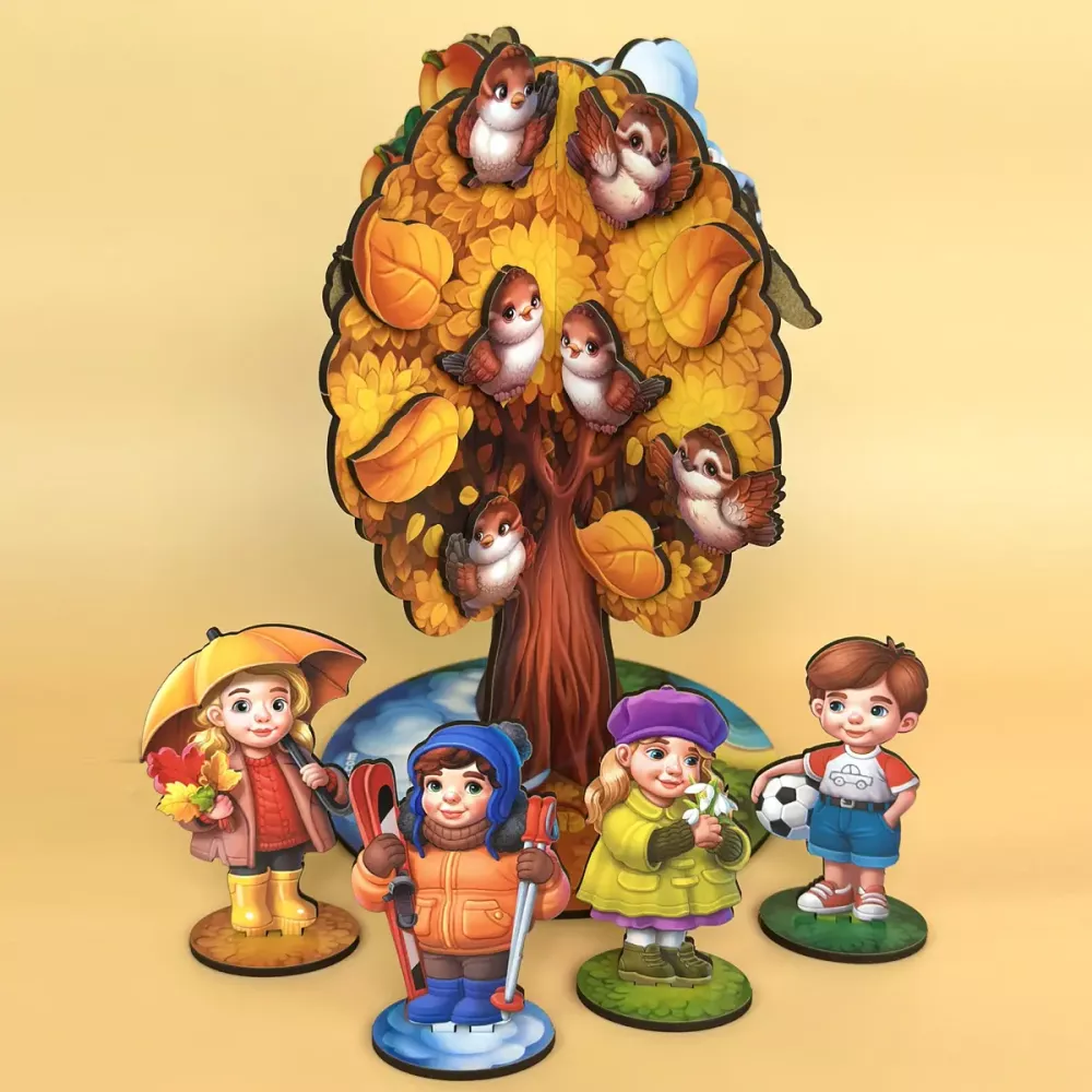 Гра на липучках Пори року абрикоса