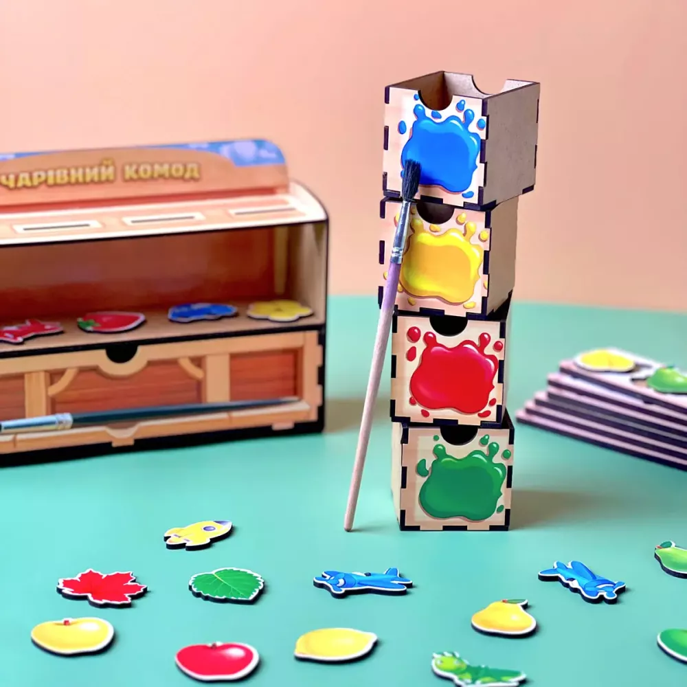 Сортер-комодик "Кольори"