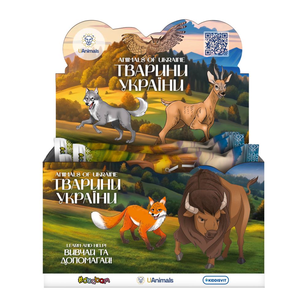 Стретч-іграшка у вигляді тварини – Тварини України