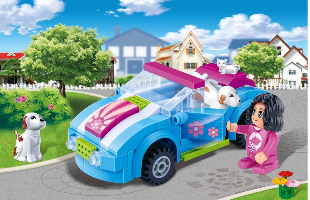 Конструктор "Модне місто" (118 елм.) Автомобіль /  BanBao