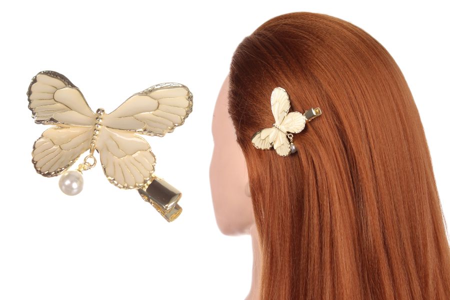 Шпилька метелик мнталічний 4,5см 1-207330