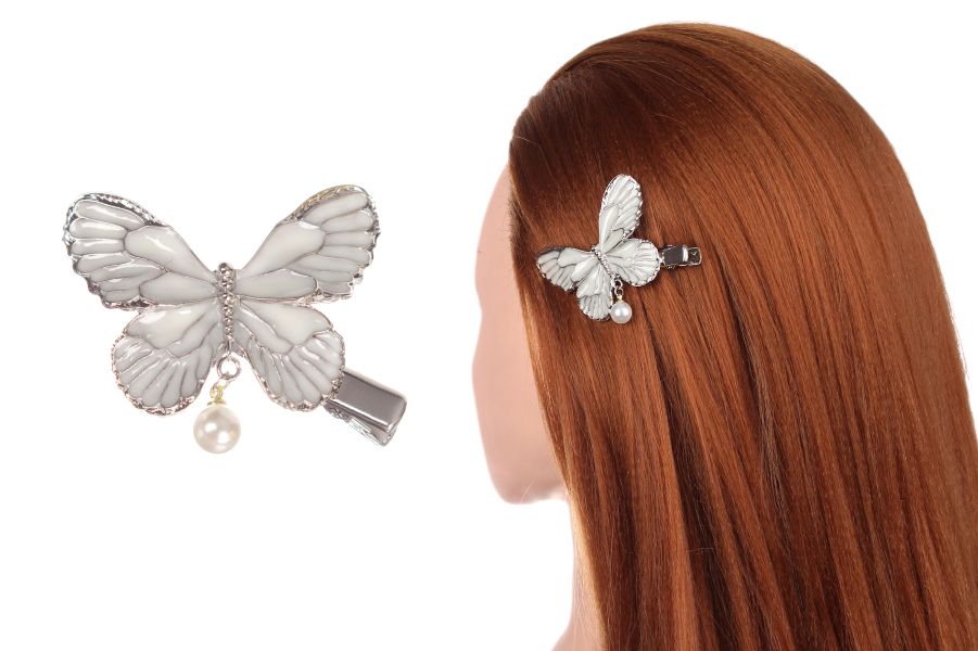 Шпилька метелик мнталічний 4,5см 1-207347