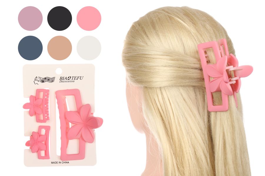 Набір краб для волосся 9см+2 по 4см 1-209785