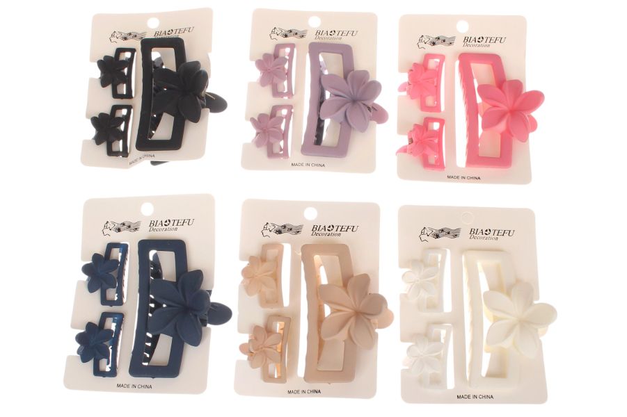 Набір краб для волосся 9см+2 по 4см 1-209785