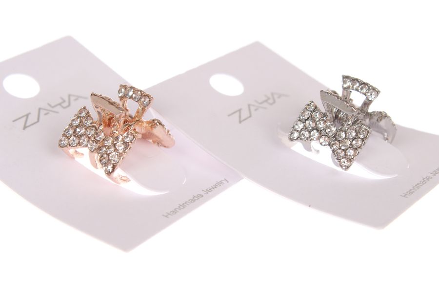 Краб для волосся металевий "Zaya" (1,5см) 1-210286