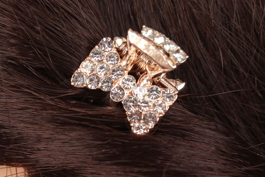 Краб для волосся металевий "Zaya" (1,5см) 1-210286