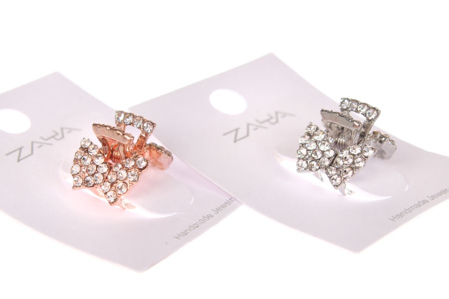 Краб для волосся металевий "Zaya" (1,5см) 1-210293