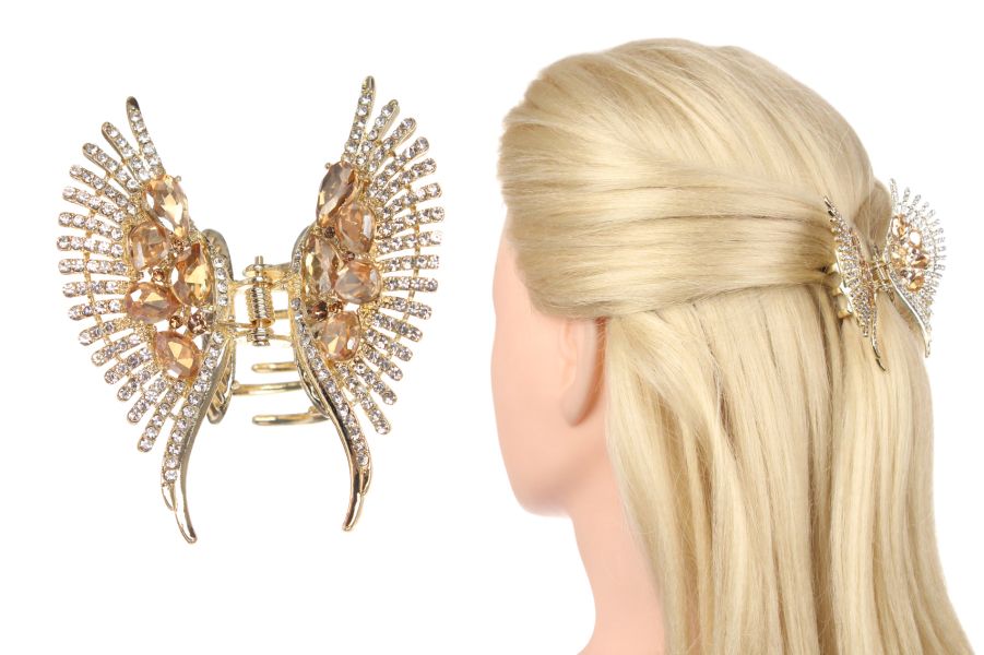 Краб для волосся металевий "Zaya" (5,5см) 1-210422