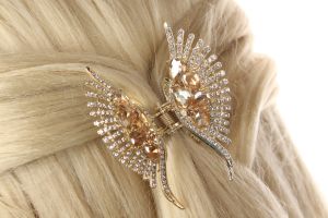 Краб для волосся металевий "Zaya" (5,5см) 1-210422