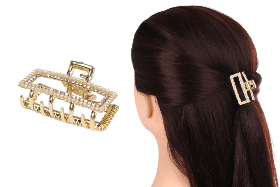 Краб для волосся металевий "Zaya" (3,8см) 1-210453