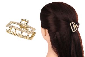 Краб для волосся металевий "Zaya" (3,8см) 1-210453