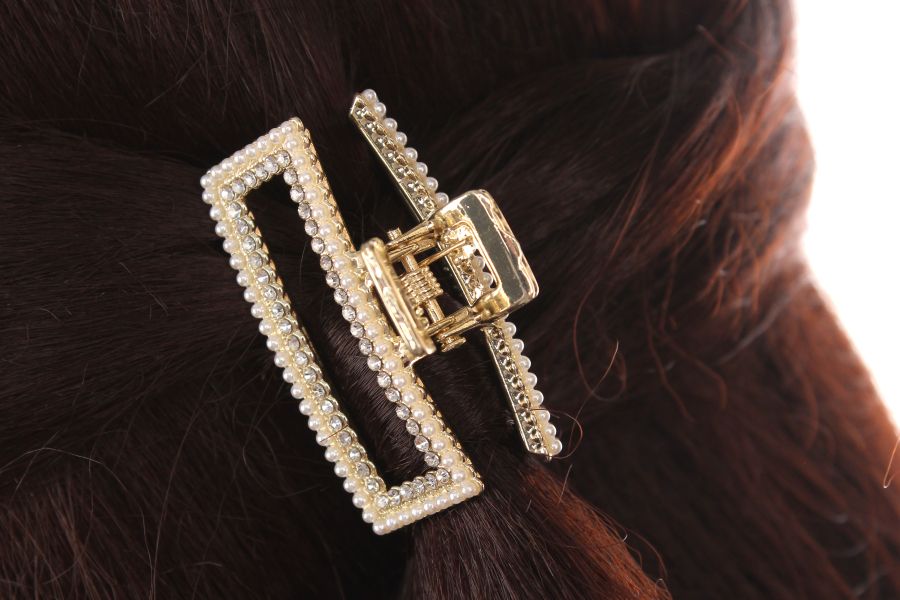 Краб для волосся металевий "Zaya" (3,8см) 1-210453