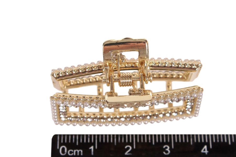 Краб для волосся металевий "Zaya" (3,8см) 1-210453