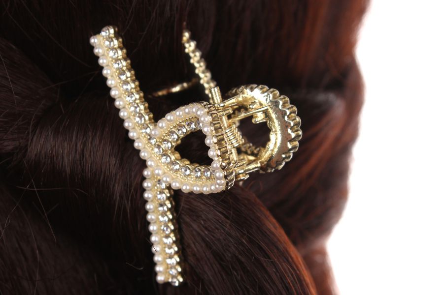 Краб для волосся металевий "Zaya" (3,8см) 1-210460