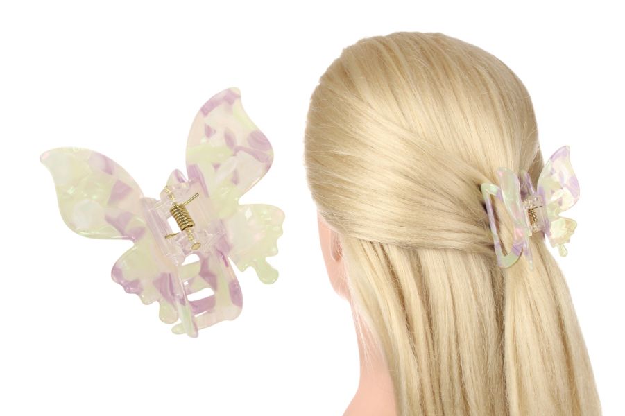 Краб для волосся французький пластик 1-214789