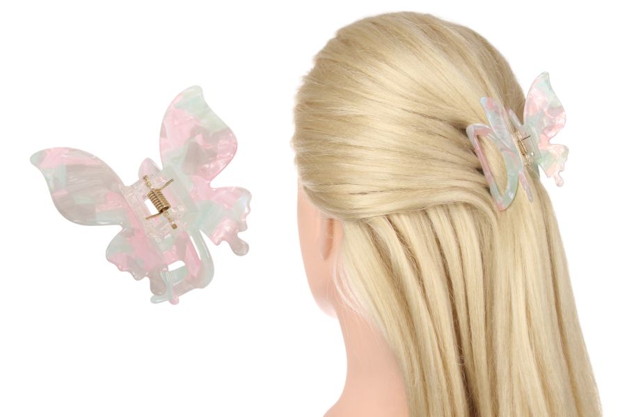 Краб для волосся французький пластик 1-214796