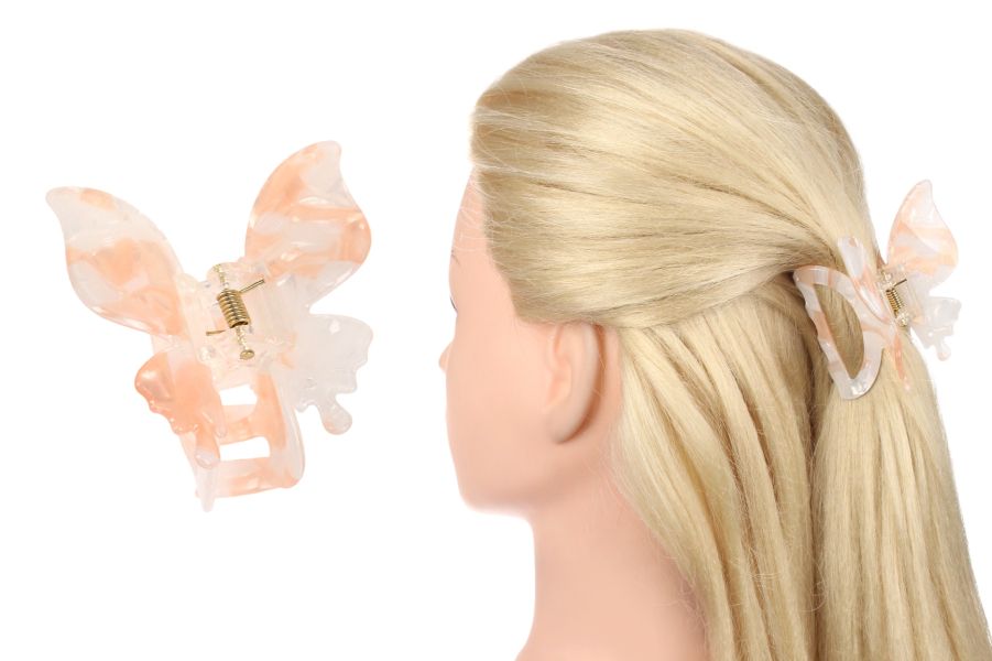 Краб для волосся французький пластик 1-214802