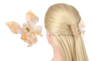 Краб для волосся французький пластик 1-214819