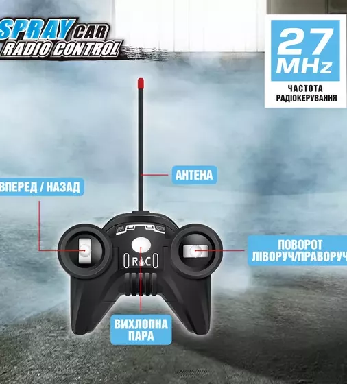 Spray Car на р/к – Sport блакитний