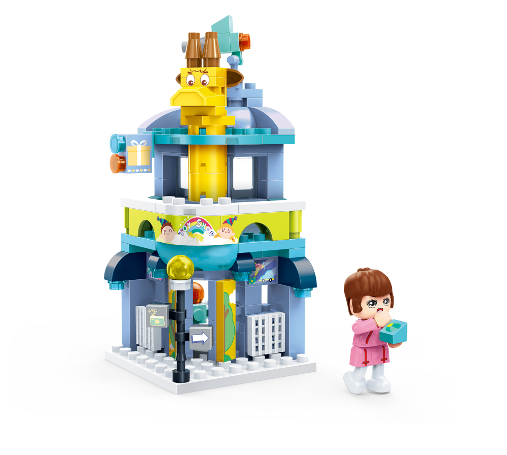 Конструктор "Центральна вулиця" (140 елм.) Іграшковий магазин / BanBao