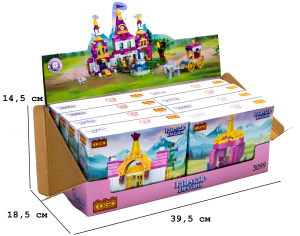 Конструктор "Казковий сон" (8 уп.) Казкова колекція з 8-ми моделей / COGO