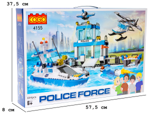 Конструктор "Поліція" (644 елм.) Морський патруль / COGO