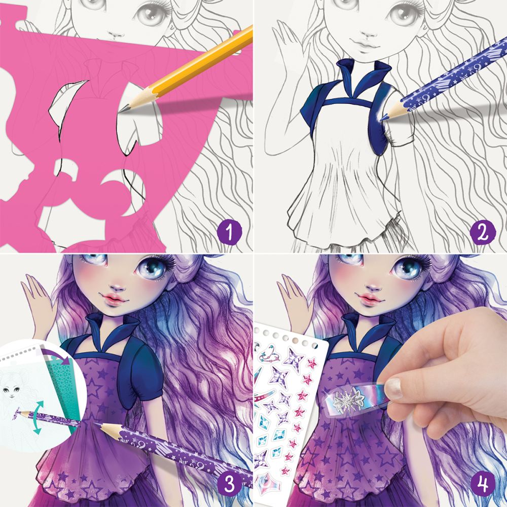 Скетчбук: Небулія, мотиви космосу