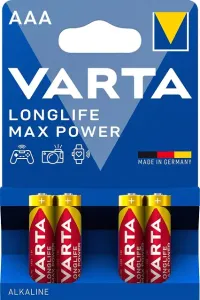 Батарейка Varta Longlife Max Power AA (пальчикові) 4 шт.