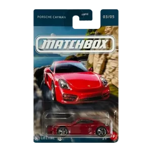 Тематична Машинка Matchbox Porsche Cayman European Streets 1:64 JCH22 Red