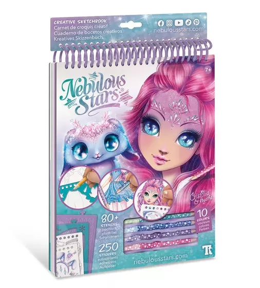 Скетчбук: Кристалія, мотиви самоцвітів