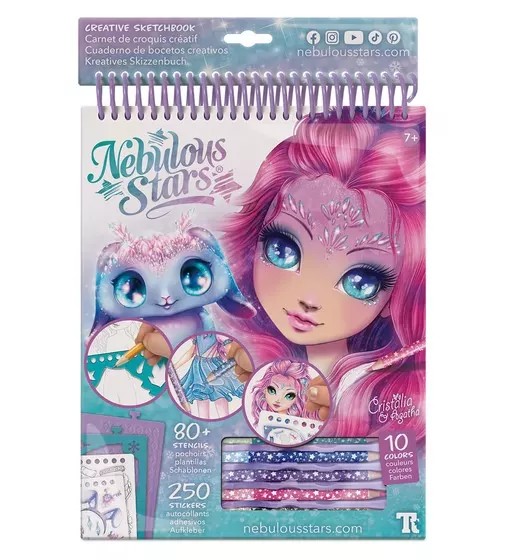 Скетчбук: Кристалія, мотиви самоцвітів