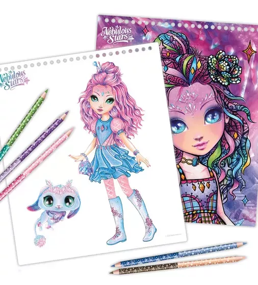 Скетчбук: Кристалія, мотиви самоцвітів