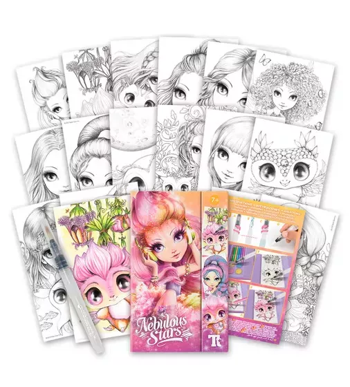 Розмальовка з водою, білі аркуші: Візьми в дорогу