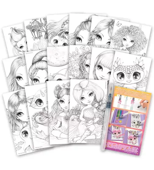 Розмальовка з водою, білі аркуші: Візьми в дорогу