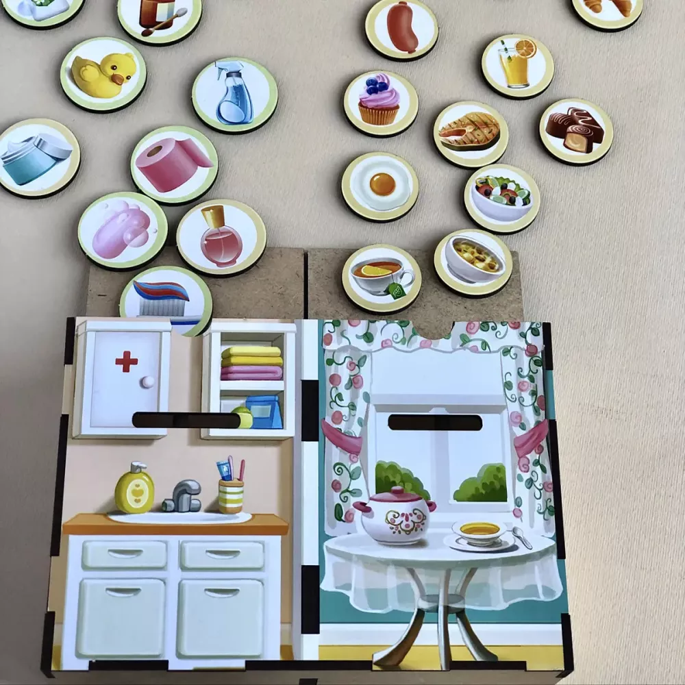 Пазл-сортер "Їстівне-їстівне"