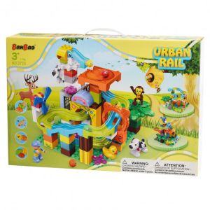 Конструкторт "Весела гірка" (110 елм.) Замок з кульками / BanBao