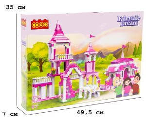 Конструктор "Дівчатка" (555 елм.) Бал / COGO