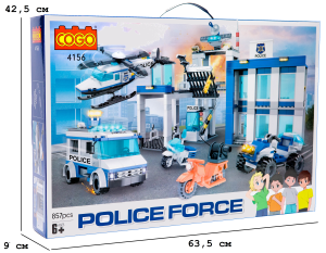 Конструктор "Поліція" (857 елм.) Відділ поліції / COGO