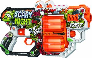 Іграшковий пістолет мех. з подвійним барабаном та м'як. набоями (12 шт.) Ніч Страху