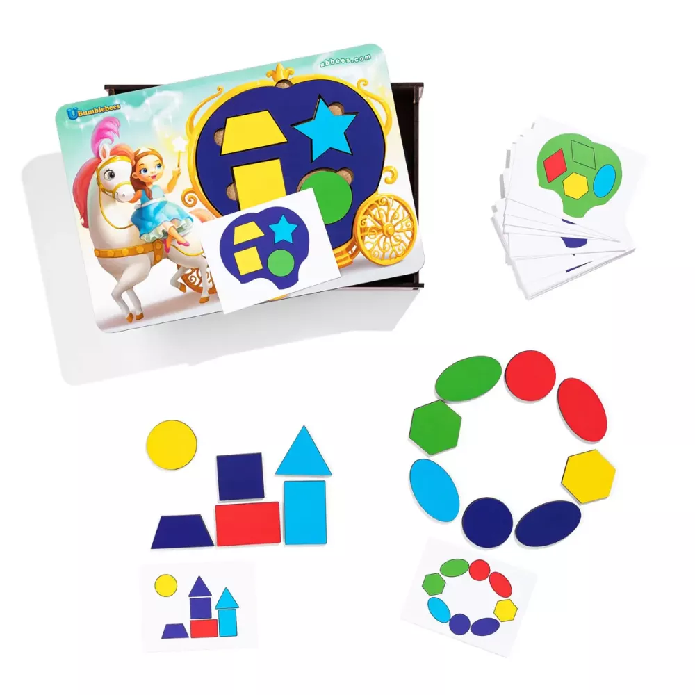 Сортер-пазл + танграм "Фея та карета