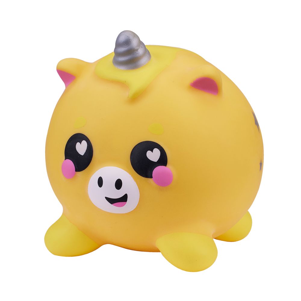 Колекційна іграшка-антистрес Smooshzees серії Luvzees - Аксолотль Нудл, Єдиноріг Фандер