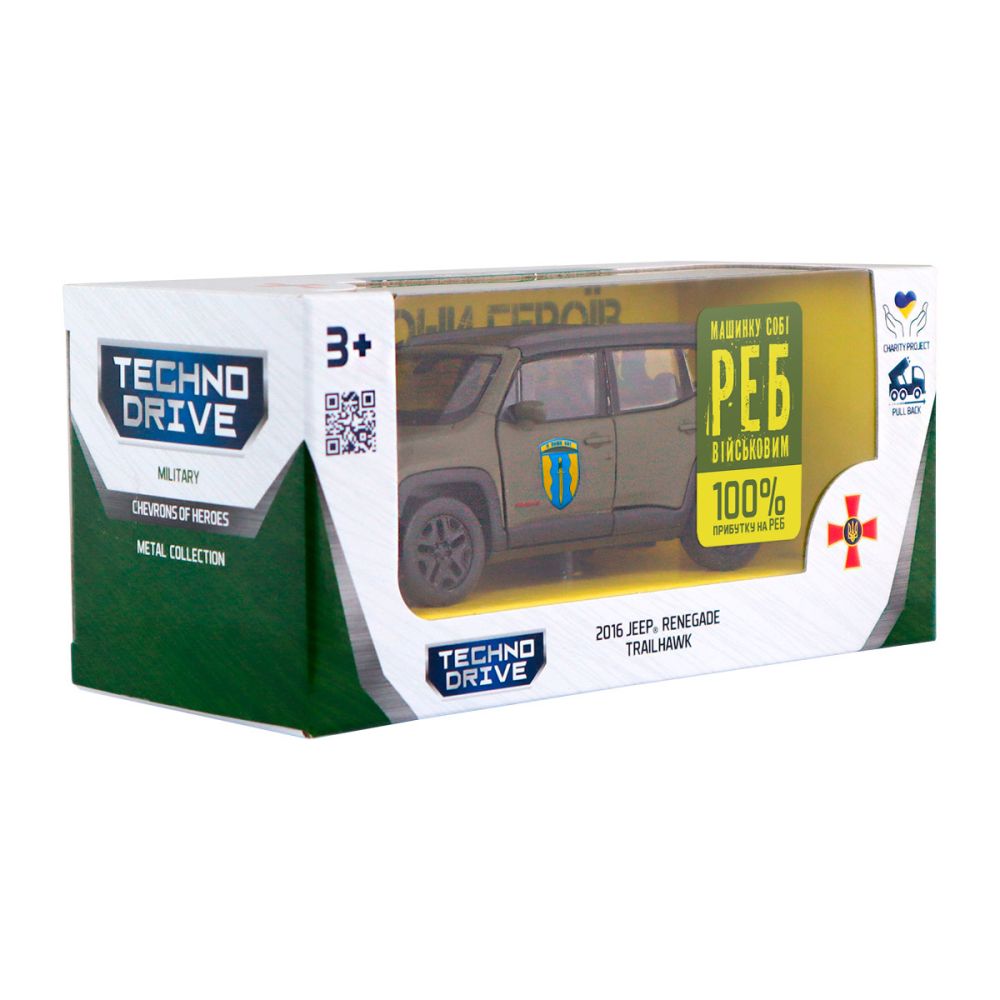Автомодель серії Шеврони Героїв - Jeep Renegade Trailhawk - Айдар""