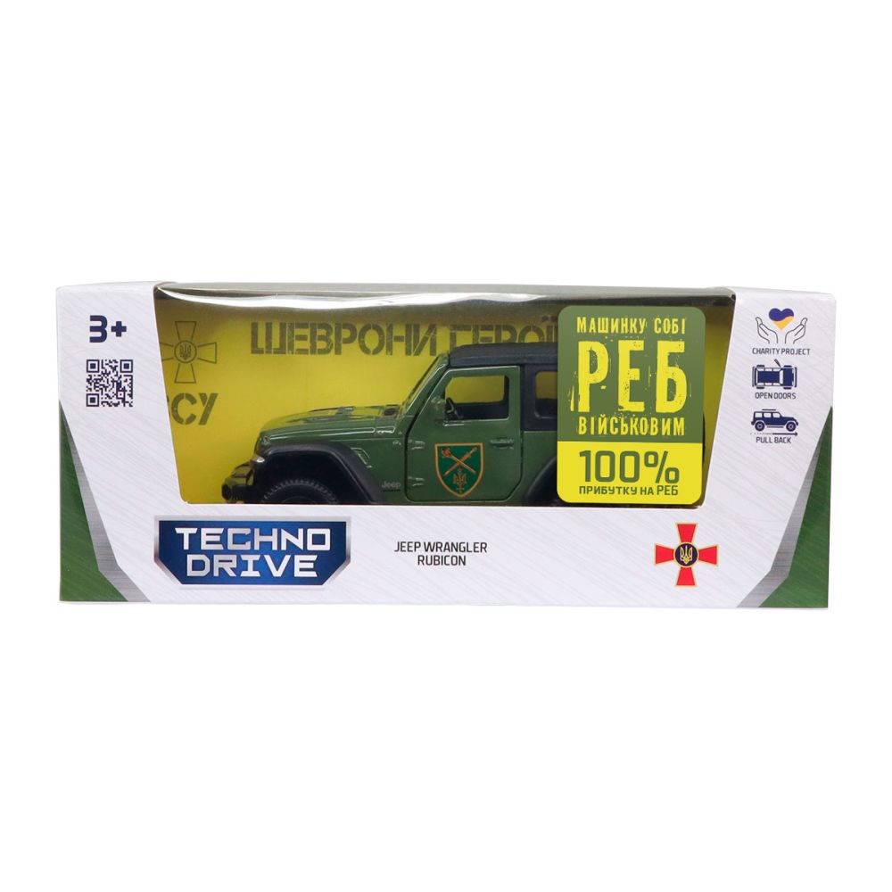 Автомодель серії Шеврони Героїв - Jeep Wrangler Rubicon - ОК "Північ"""