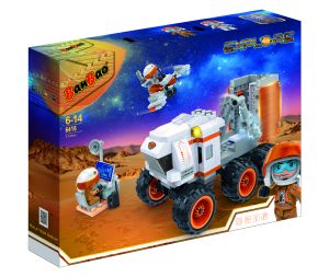 Конструктор "Космічні дослідження" (350 елм.) Марсохід з обладнанням /  BanBao