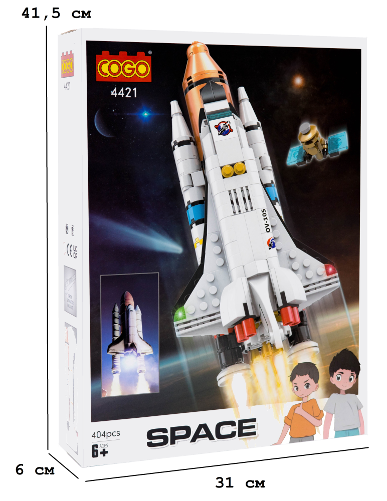 Конструктор "Космічна подорож" (355 елм.) Сонячний дитектор / COGO
