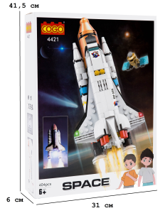 Конструктор "Космічна подорож" (355 елм.) Сонячний дитектор / COGO